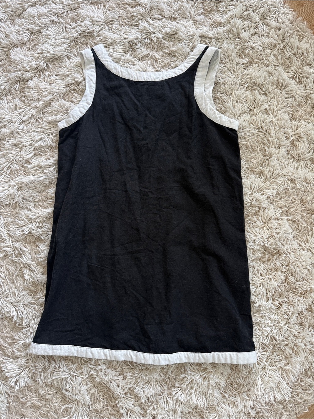 Jessica Simpson Black Dress with White Contrast Trim